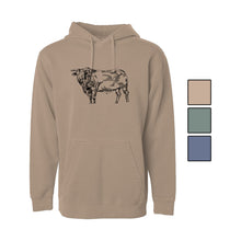 Load image into Gallery viewer, Bull Sketch Hoodie
